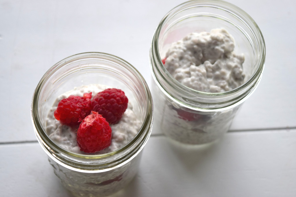 Pinterest to Plate: Raspberry Coconut Chia Seed Pudding on TheDailyMonarch.com